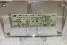 BOB DYLAN 1964 UNUSED CONCERT TOUR TICKET ORIENTAL THEATRE WISCONSIN  Ep... - $449.98