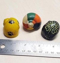 Painted Hermit Crab Shell Pack of 3 Large Turbo Novelty Approx 1 ¼&quot; Open... - $7.95