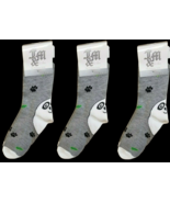3 Pair Panda Bear Premium Womens Size 9-11 Crew Footwear Official Socks ... - £8.15 GBP