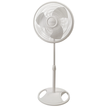 16" 3-Speed Oscillating Adjustable Pedestal Fan, White, 2520 - $56.43 16" 3-Speed Oscillating Adjustable Pedestal Fan, White, 2520 - $56.43