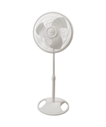 16&quot; 3-Speed Oscillating Adjustable Pedestal Fan, White, 2520 - $56.43