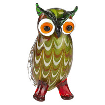 8 Mouth Blown Owl Art Glass - £114.80 GBP