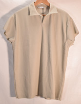 Zara Mens SS Collared T-shirt Striped Pattern Gray M NWT - £23.27 GBP