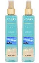 NEW 2 Bottles Calgon Take Me Away Turquoise Seas Body Mist 8 Oz Each - £48.71 GBP