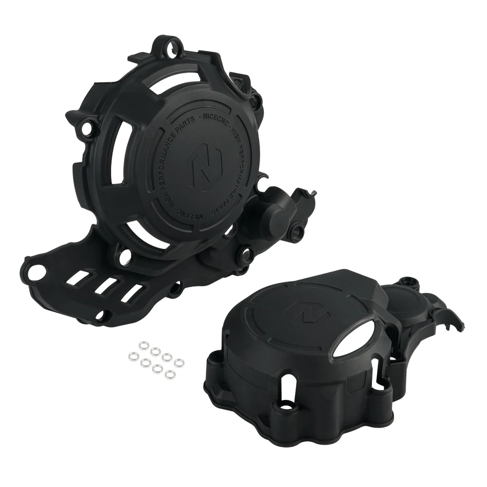 NICECNC Motocross Ignition Clutch Cover Protector Guard Kit   EXC-F 250 350 2017 - £204.71 GBP
