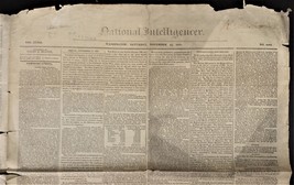 1831 n12 antique DAILY NAT INTELLIGENCER colonization free persons color africa - £37.71 GBP