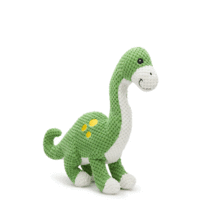 Fabdog Dog Floppy Brontosaurus Dinosaur Green Large - £18.95 GBP