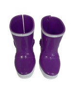 Funrise Doll Shoes Rain Mud Boots Purple for 18&quot; Dolls - £9.11 GBP