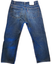 90s Levis 505 Jeans Straight Leg Mens 38 x 30 Regular Fit Blue Denim Mad... - £34.87 GBP