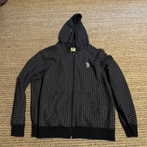 Billionaire Boys Club Black Hoodie Full Zip Hooded Size XXXL Scale. Pattern - $98.99