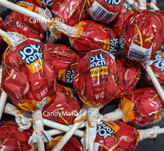 Jolly Rancher POPS CHERRY 22 pieces Cherr Jolly Ranchers Suckers bulk hard candy - £10.35 GBP
