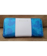 DISNEY MICKEY MOUSE BLUE GLITTER WALLET Brand New 7&quot; 8&quot; JAPAN TOREBA Gli... - $82.04 CAD