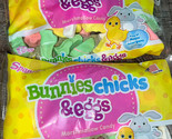 Bunnies Chicks ~ Spangler Marshmallow Candy Easter 2-Bags 10 oz. Expires... - £17.31 GBP