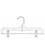 Only Hangers Children&#39;s Clear Plastic Pant Skirt Hanger 12&quot; Box of 25 - $33.54 CAD