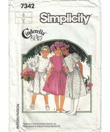 Simplicity Pattern 7342 Girl&#39;s Size 8 Dress with Side Ties Uncut - $7.00