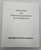 Burlington Northern Santa Fe 1997 Operating Safety Rules Book BNSF Railroad - £18.87 GBP