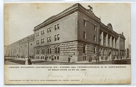Armory Building Louisville Kentucky 1907c postcard - £4.63 GBP