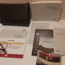 2012 Hyundai Sonata Hybrid Owners Manual Handbook Set with Case OEM Z0A1414 - £38.94 GBP