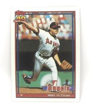 1991 Topps Baseball Card #477 - Mike Fetters - Los Angeles Angels - Pitcher - $0.99