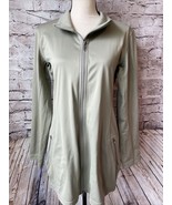 Merrell Womens Jacket M Select Wick Zip Running Activewear Mid Length - $18.80