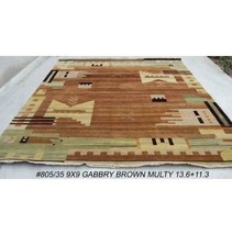 Vintage 11x14 Handmade Rare Gabbeh Kashculi Rug PIX-805-35 - £2,749.94 GBP