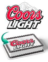 Coors Beer Drink Edible Image Cake Topper Personalized Birthday Sheet De... - €12,53 EUR