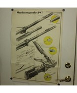 East German Army Training Poster PKT Machine Gun 7.62mm Poster 32&quot;x21&quot; - $49.95