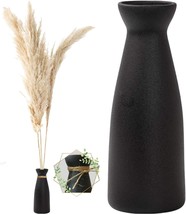 Modern Boho Home Decor Style, Wz Woodzia Black Ceramic Vase For Pampas Grass,, 2 - £35.86 GBP