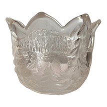 Mikasa Lead Crystal Holiday Candy Dish, Trinket, Candle, 3&quot; Tall 4&quot; Across - £7.75 GBP