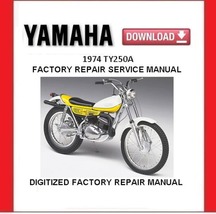 YAMAHA TY250A 1974 Factory Owner&#39;s Service Repair Manual  - £15.71 GBP