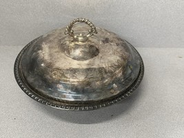 Vintage WM. Rogers Serving Bowl with Lid 10.5&quot;x2.5&quot; Slver Plated #862 - €10,52 EUR