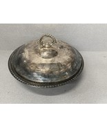 Vintage WM. Rogers Serving Bowl with Lid 10.5&quot;x2.5&quot; Slver Plated #862 - €10,52 EUR