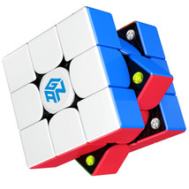 Gan 356 M, 3X3 Magnetic Speed Cube Stickerless Gans 356M Magic Cube Lightweight - £34.25 GBP