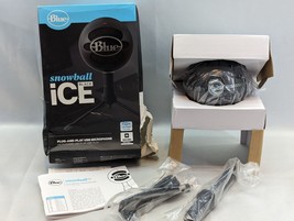 New Blue Snowball iCE USB Mic for Recording &amp; Streaming on PC &amp; Mac - Black - £27.42 GBP
