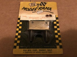 VTG K&amp;B Model Rama Pit Stop Slot Car Brass Motor Mount # 1101 NOS - $5.89