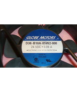 NEW Globe Motors D36-B10A-05W2-000 FAN 24VDC 0.09A LOCK ROTOR PROTECTED ... - $29.97 CAD