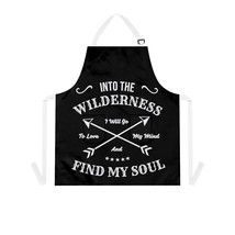 Into the Wilderness Personalized Grilling Apron: Unleash Your Inner Expl... - £22.17 GBP