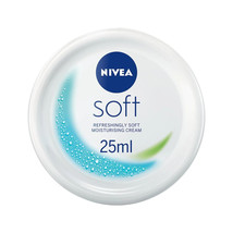 NIVEA Soft Light Moisturising Cream for Hands Face Body 25ml Tub Travel Size - £4.74 GBP