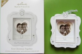 Christmas Ornament Photo Picture Frame 1st Christmas 2011 Together Hallmark - £11.70 GBP