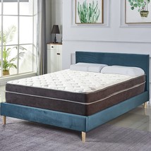 Full Nutan 12-Inch Euro Top Firm Foam Encased Mattress With Orthopedic Support. - £340.36 GBP