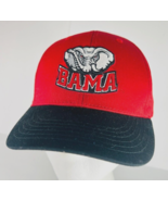 University Of Alabama NCAA Elephant Bama Crimson Tide Baseball Hat Cap Y... - £23.69 GBP