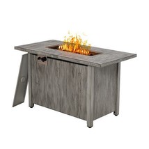 43&quot; 50,000 BTU Propane Fire Pit Table with Removable Lid - $290.00