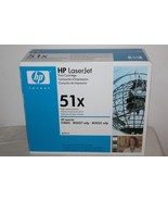 NEW! TWO  Genuine HP 51X (Q7551X) High Yield Black Toner Cartridge *SHIP... - $68.31