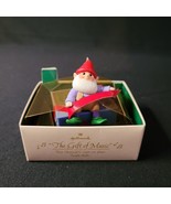 Hallmark Christmas Ornament 1984 The Gift Of Music Box Elf Plays Jingle ... - £7.13 GBP