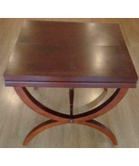 Beautiful Wood Veneer Coffee Table – Folding Leaf Table – GORGEOUS ACCEN... - £154.64 GBP