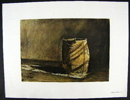 Andrew Wyeth Gravure Print Grain Barrel &amp; May Day, The Mill - £9.73 GBP