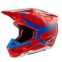 Alpinestars SM5 Action 2 Black Red Blue Helmet MX Motocross ATV Adult - £235.19 GBP