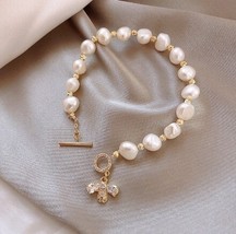 Pearl Bracelet, Bow Bracelet, Bumble Bee Bracelet, Mermaid Bracelet, Pearl Bow B - £27.52 GBP