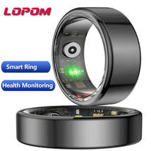 LOPOM Smart Ring 2024 Smartring R02 Health Monitoring IP68 Waterproof Multi-spor - £19.95 GBP