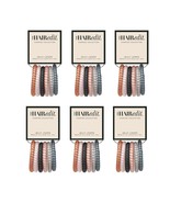 Lot of 6 The Hair Edit Jelly Loops Medium No-Crease Spiral Hair Ties 6-P... - $463.02 MXN